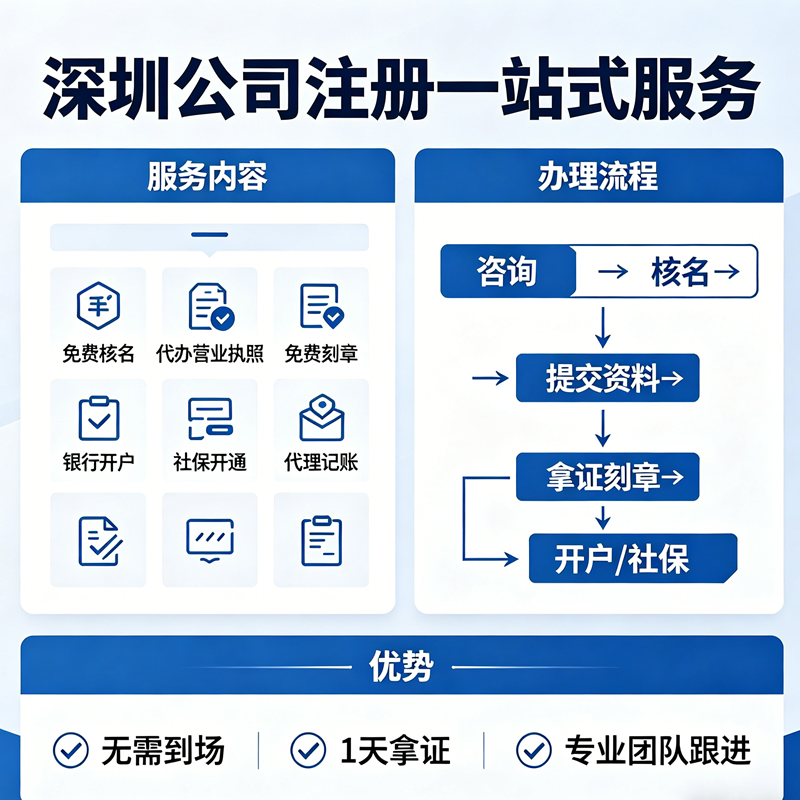 内地公司注册海报